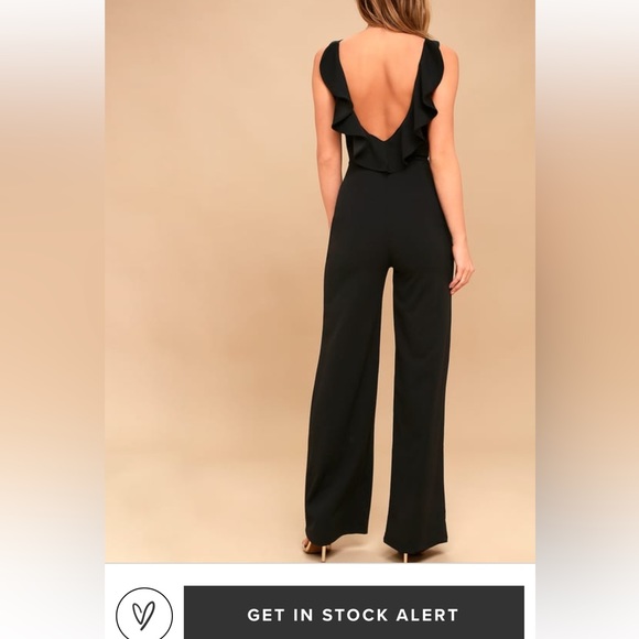 Lulus Black Jumpsuit in perfect condition - Picture 3 of 6